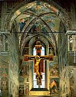 Piero della Francesca The Fresco Cycle (View of the Cappella Maggiore) painting